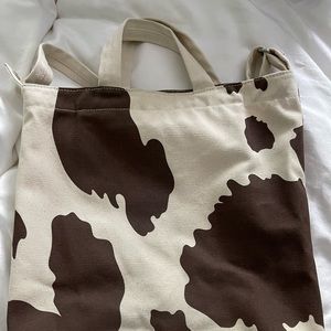 Baggu cow print tote - lightly used